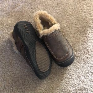 Fur lined women’s shoes